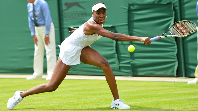 Venus Williams suffered a shock first round exit at Wimbledon