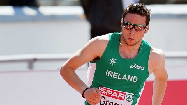 Brian Gregan claimed victory in his 400m race