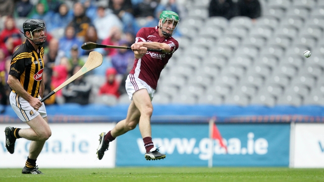 David Burke scores Galway's second goal