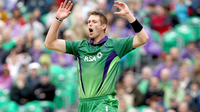 Boyd Rankin played 79 times for Ireland, taking 110 wickets at an average of 24.05, with a best bowling return of 5-39 against Namibia in 2008