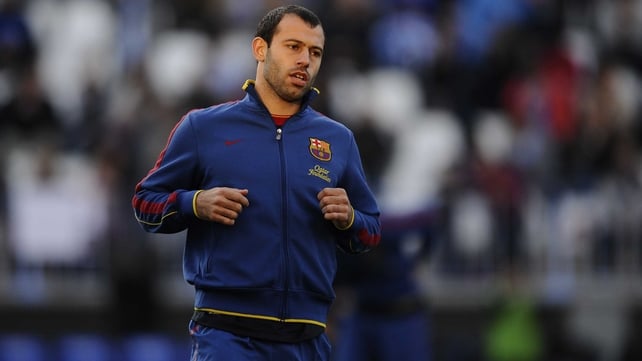 Javier Mascherano looks set to see out his career with Barcelona