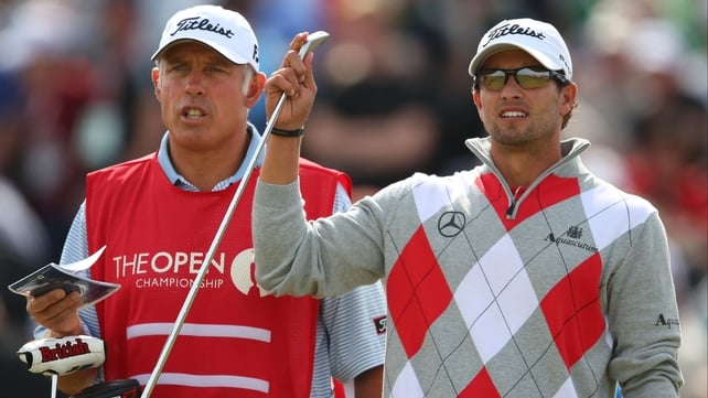 Adam Scott posted a two-under 68 to lead The Open going into the final day at Royal Lytham & St Annes