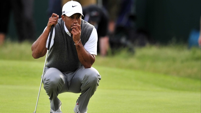 Tiger Woods shot four under in the opening round of the Tour Championship