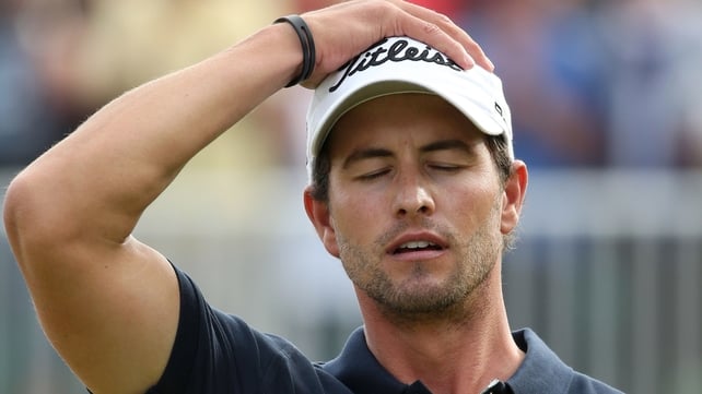 Adam Scott started the day four shots ahead of Brandt Snedeker and Graeme McDowell