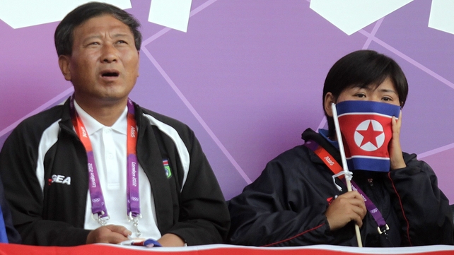 North Korea's fans react in horror to the embarrassing flag gaffe