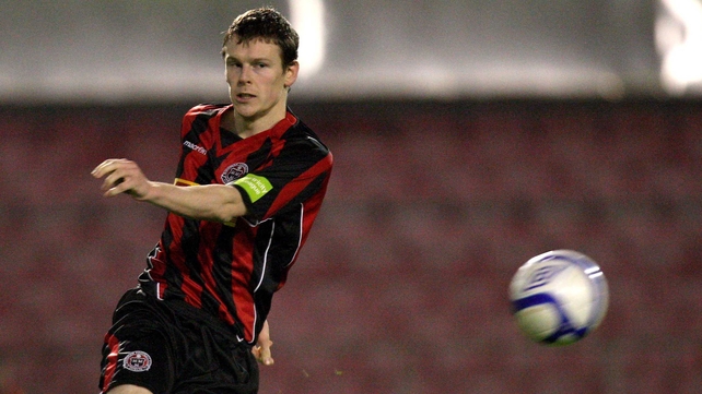 Evan McMillan was on target for the Gypsies at Oriel Park
