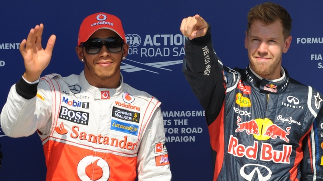 Hamiton (left) is the man on form in Hungary