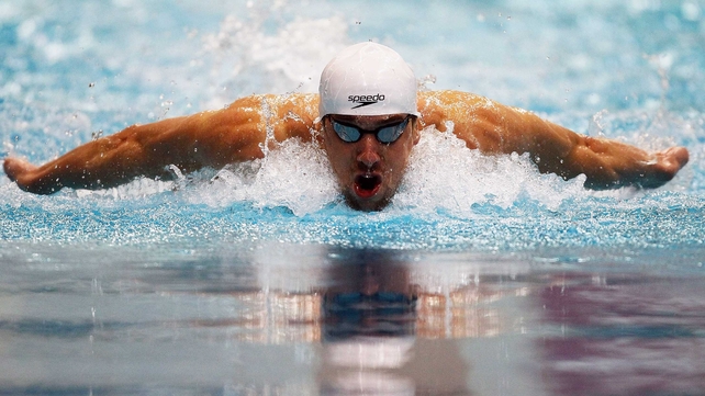 Michael Phelps returns to competitive swimming today but is making no predictions on future successes