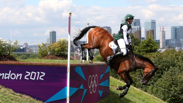 Aoife Clark in action at Greenwich Park