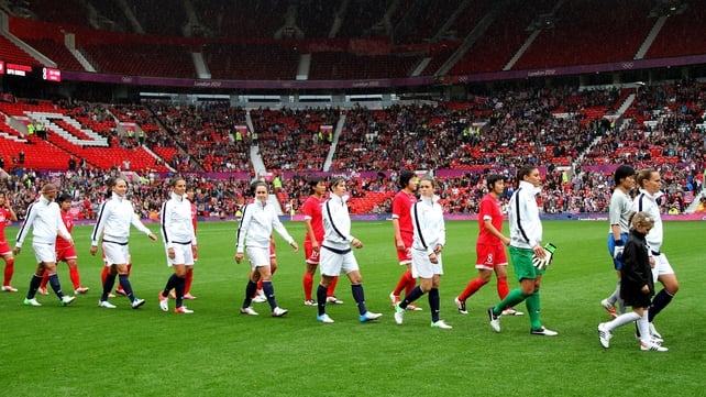 Small crowd at Old Trafford for politically charged clash