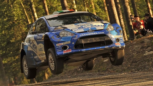 Craig Breen finished in second place in Latvia