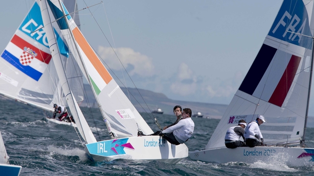Peter O'Leary and David Burrows have made the medal race in the Star class