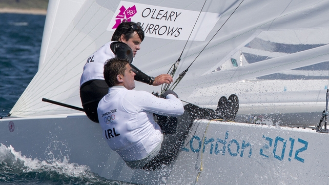 Peter O'Leary and David Burrows finished tenth at the London Games