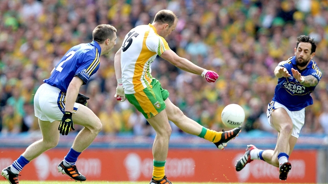 Colm McFadden was one of the stars for Donegal as he bagged 1-05