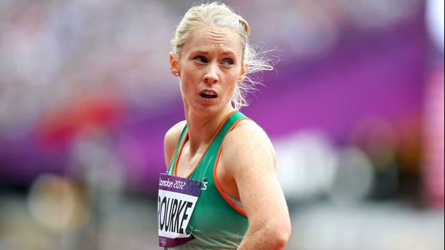 Derval O'Rourke lined up for the 100m Hurdles at the Woodies DIY National League final