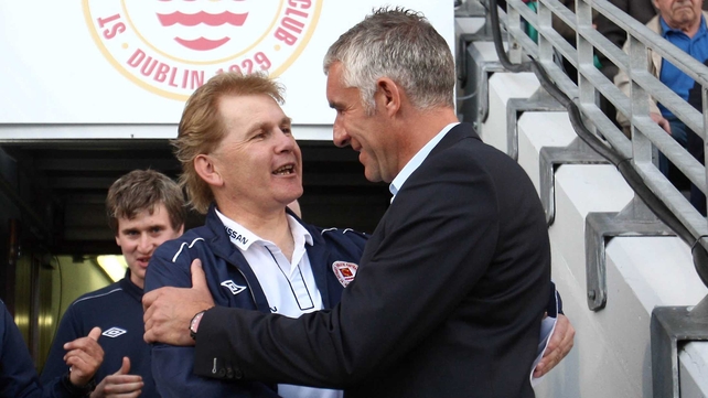 Managers Liam Buckley and Mirko Slomka will do battle again tonight