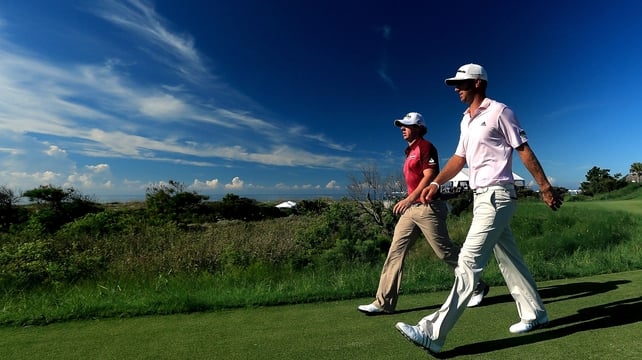 Rory McIlroy and Dustin Johnson were amongst the early starters at Kiawah Island
