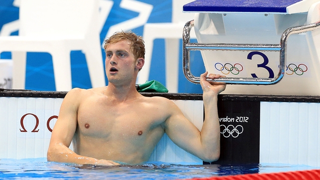 Arthur Lanigan-O'Keeffe had a solid swim in the modern pentathlon