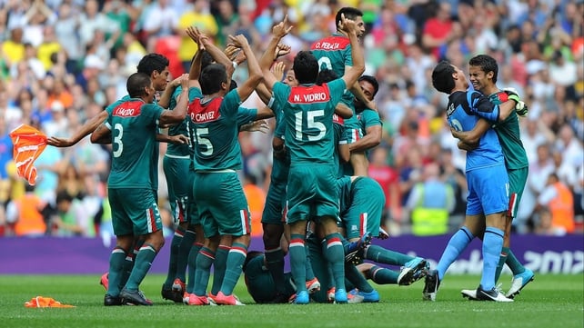Mexico were 2-1 winners over Brazil in Saturday's Men's Soccer final