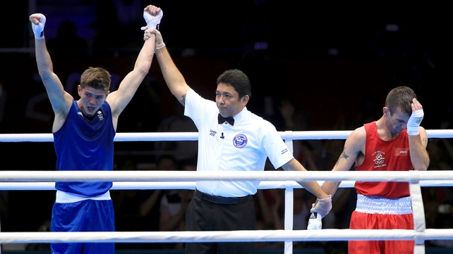 John Joe Nevin was beaten 14-11 by Luke Campbell at the ExCel