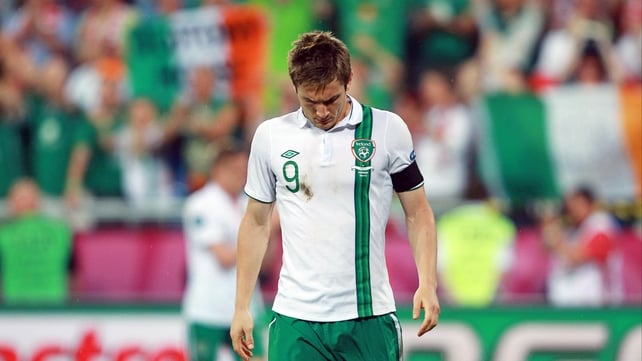 Kevin Doyle found out he was no longer part of the Ireland squad via text message