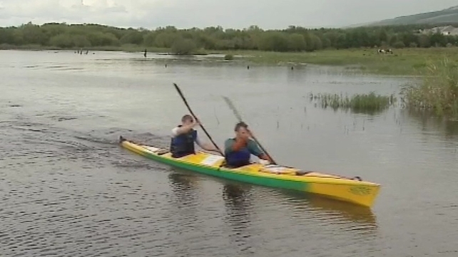 Wesley Bourke and Aisa Cooper set off from Cavan this morning Wesley Bourke and Aisa Cooper set off from Cavan this morning
