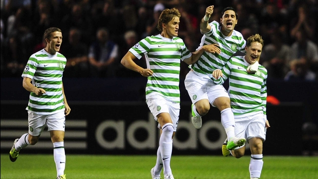 Kris Commons scored early on for Celtic