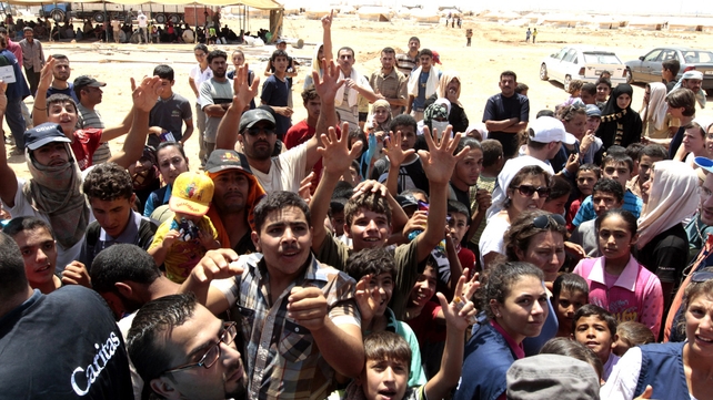 Nearly 1.8m refugees have fled the Syrian conflict to bordering nations Nearly 1.8m refugees have fled the Syrian conflict to bordering nations