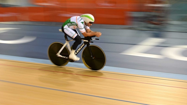 Colin Lynch claimed a silver medal at the Paracycling Track World Championships
