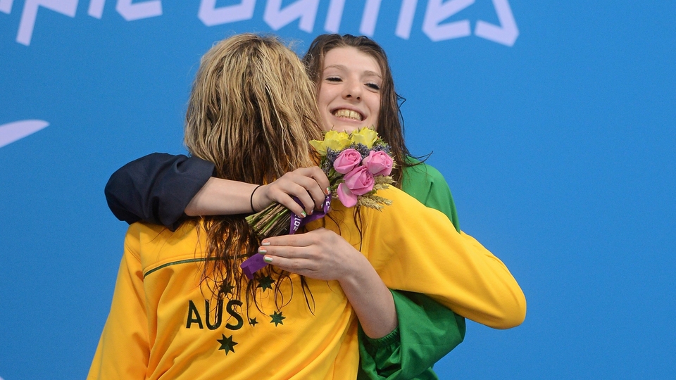 Corry was keen to congratulate her Irish opponent