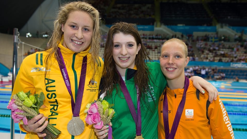 Australia's Taylor Corry took silver, with Dutch swimmer Marlou van der Kulk claiming bronze