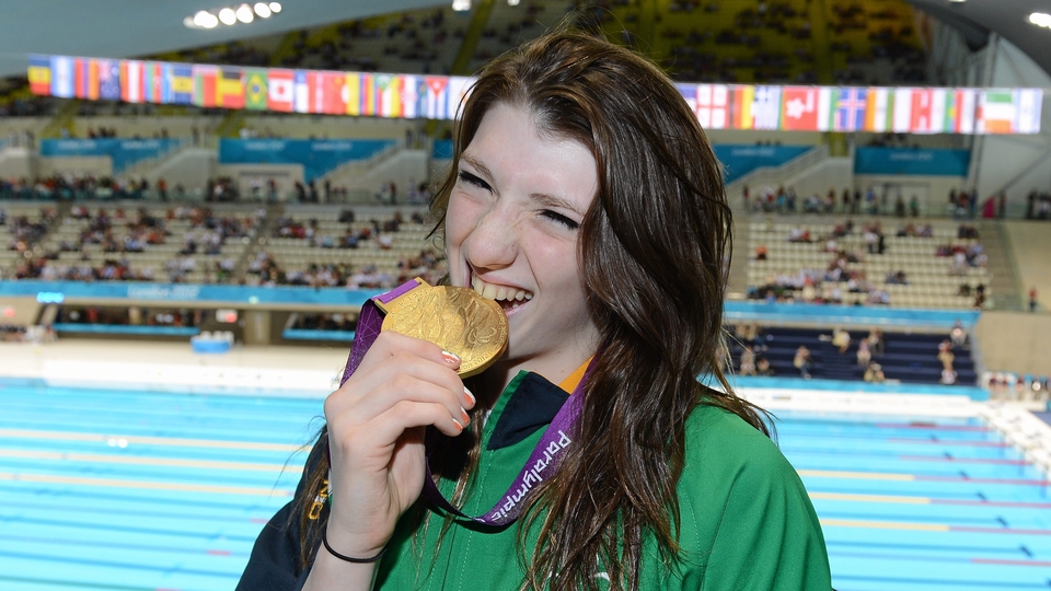...double check her medal was the real deal...