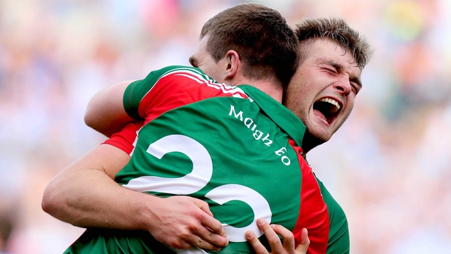 Seamus O'Shea and Aidan O'Shea were jubilant at the full-time whistle