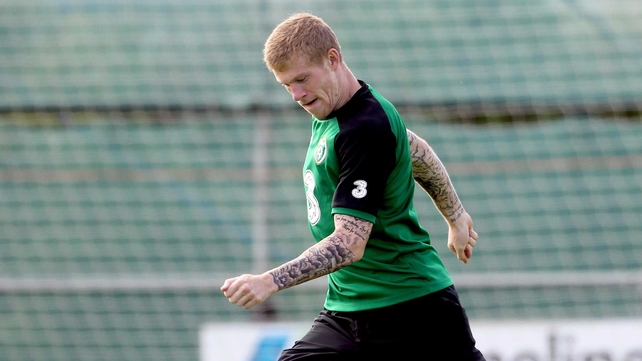 James McClean will stay with the Republic of Ireland squad