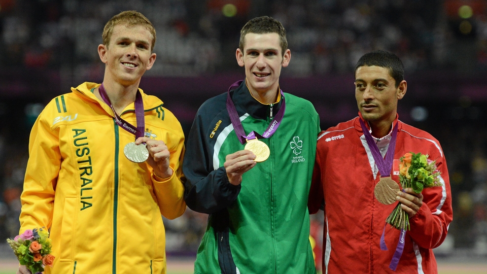 Australia's Brad Scott took silver. Mohamed Charmi of Tunisia won bronze
