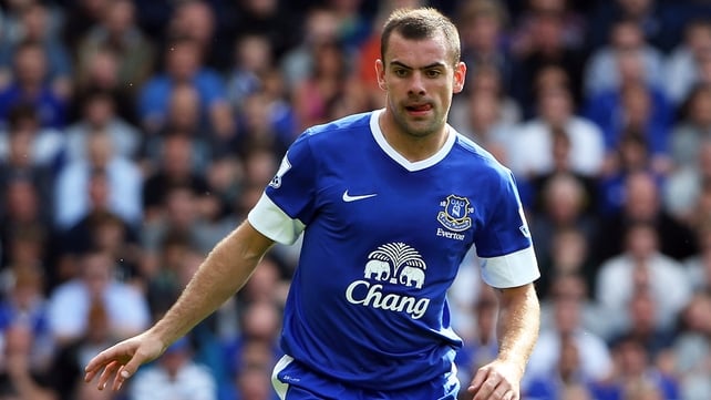 Darron Gibson is back in the Everton squad for the game against Norwich