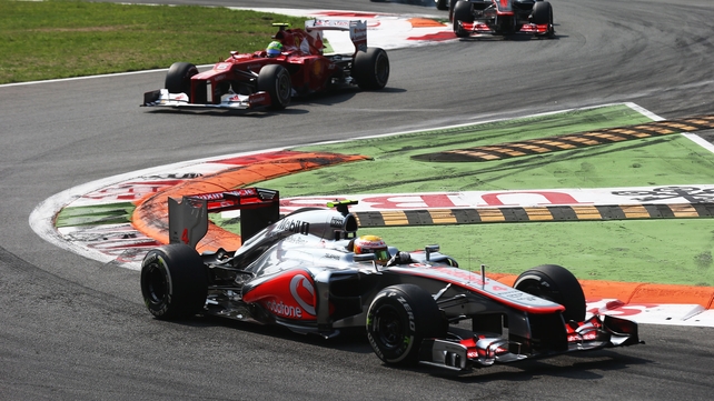 Lewis Hamilton secured victory in the Italian GP