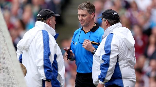 The referee will be in a position to have a player substituted should a black card offence be committed