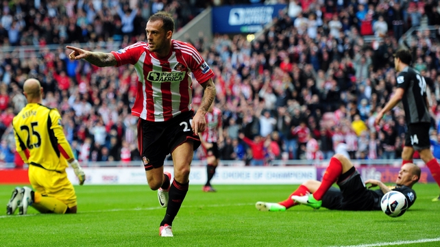 Sunderland's top scorer Steven Fletcher