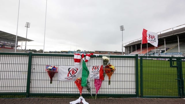 Fans have been paying their respects to Nevin Spence at Ravenhill
