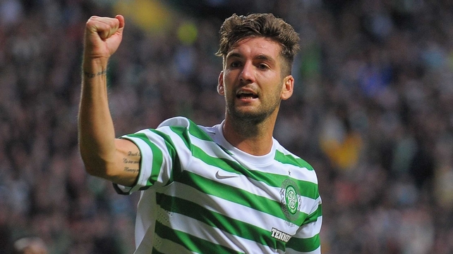 Charlie Mulgrew made the game safe for Celtic in the 77th minute