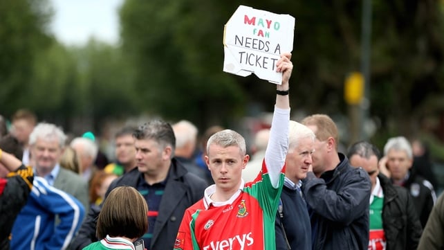 Tickets were in high demand around Croke Park ahead of the final