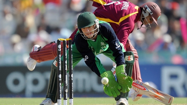 Ireland and the West Indies are playing for a place in the Super Eights
