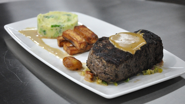 Chauteabriand with colcannon Chauteabriand with colcannon
