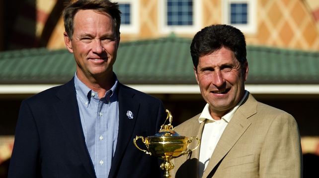 Olazabal sent Rory McIlroy out with Justin Rose, Sergio Garcia and Martin Kaymer for the final nine-hole practice round
