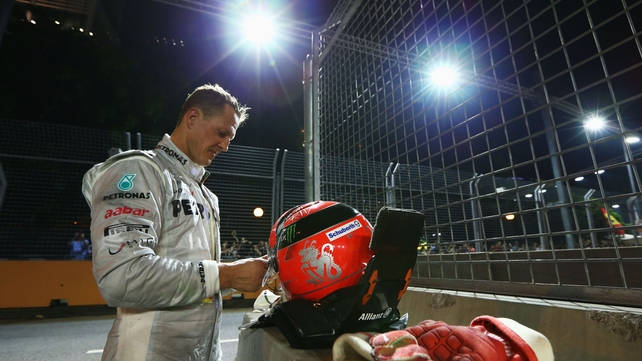 Michael Schumacher is set to make a final farewell to Formula One