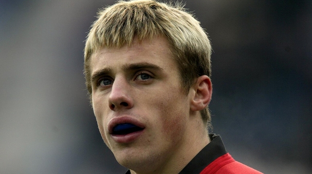 Tommy Bowe, back in 2004, playing for Ulster against Stade Francais