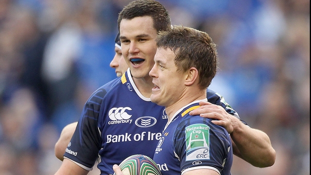 Ireland internationals Jonathan Sexton and Brian O'Driscoll will start against Munster
