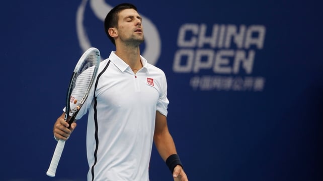 Novak Djokovic landed his third China Open in a row, beating Jo-Wilfried Tsonga in straight sets