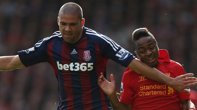 Ireland international Jon Walters and his Stoke side left Anfield with a point